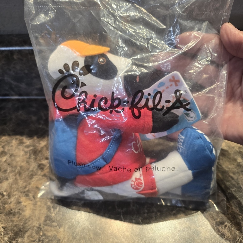 Chick Fil A It's a Code Moo Cow NEW in Original Plastic Bag